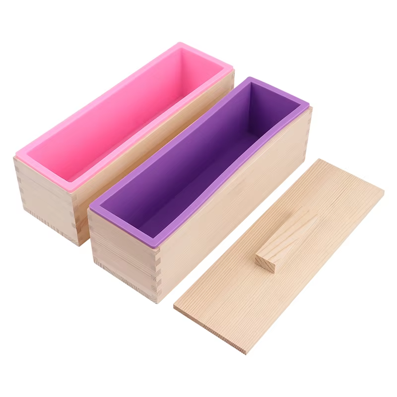 Soap Making Kit For Beginners - Prostokątna forma silikonowa na mydło o